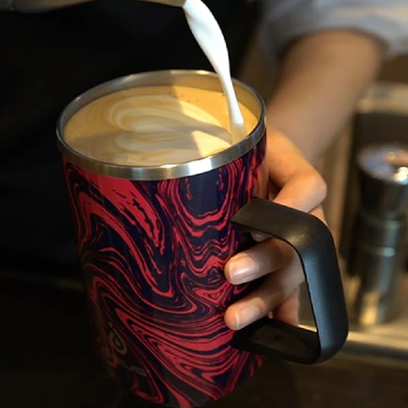 Ideus Vacuum Coffee Cup - 16oz Stainless Steel Double-Layer Cup With Handle And Slide Cover, Suitable For Hot And Cold Beverages
Ideus Vacuum Coffee Cup - 16oz Stainless Steel Double-Layer Cup With Handle And Slide Cover, Suitable For Hot And Cold Beverages