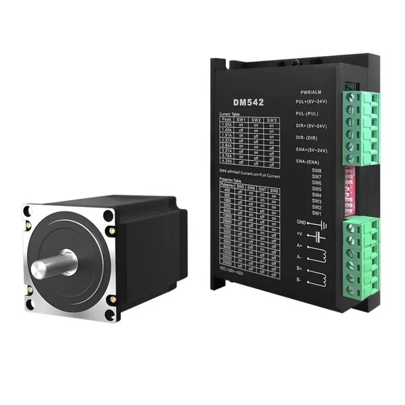 Stepper Motor Set with High Torque of 1.3N/2.3N/3.1N/3.6NM+driver TB6600/DM542
Stepper Motor Set with High Torque of 1.3N/2.3N/3.1N/3.6NM+driver TB6600/DM542