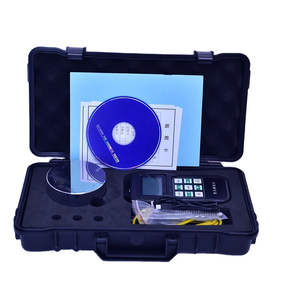 Digital Portable/Leeb Hardness Tester /metal Hardness Tester with D Impact Device and D Type test Block
Digital Portable/Leeb Hardness Tester /metal Hardness Tester with D Impact Device and D Type test Block