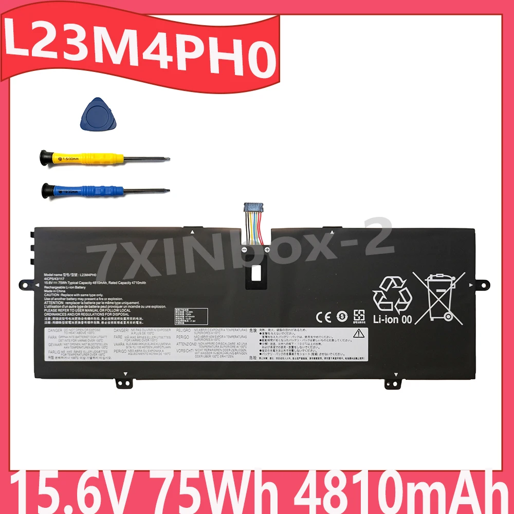 L23M4PH0 15.6V 75Wh 4810mAh Laptop Battery For Lenovo Yoga 9 2-in-1 14IMH9 ThinkBook Plus G5 Tab/Station L23D4PH0 L23B4PH0
L23M4PH0 15.6V 75Wh 4810mAh Laptop Battery For Lenovo Yoga 9 2-in-1 14IMH9 ThinkBook Plus G5 Tab/Station L23D4PH0 L23B4PH0