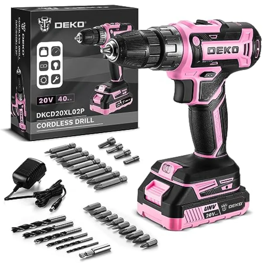 Power Drill Cordless: Cordless Drill 20V Electric Power Drill Set Tool for Women Drills with Battery and Charger 20 Volt Drills
Power Drill Cordless: Cordless Drill 20V Electric Power Drill Set Tool for Women Drills with Battery and Charger 20 Volt Drills