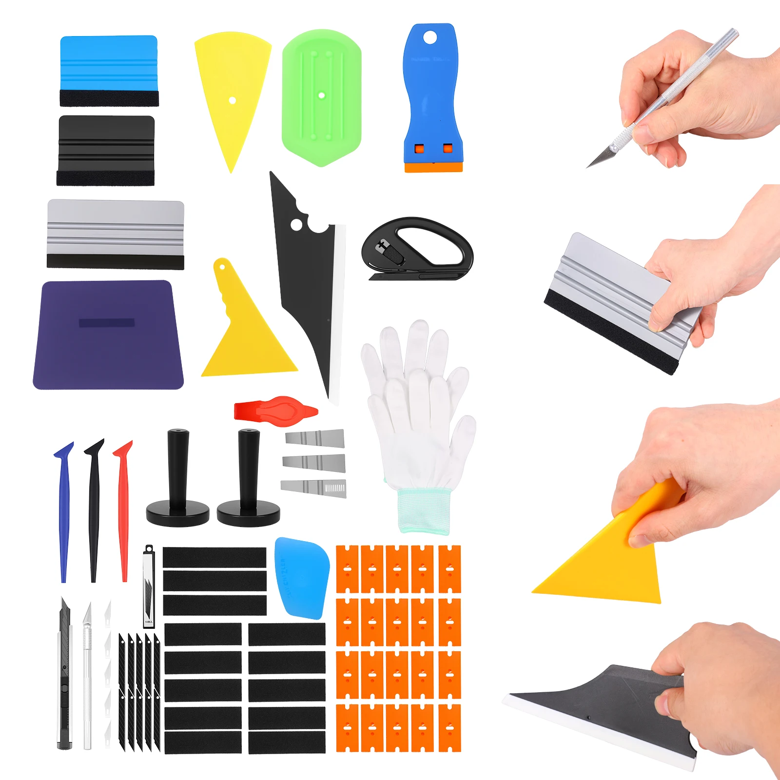 Car Wrap Tool Kit Safe Vinyl Cutter Window Squeegee Bulldozer Squeegee Scrubber Paddle Complete Car Vinyl Wrapping Tool
Car Wrap Tool Kit Safe Vinyl Cutter Window Squeegee Bulldozer Squeegee Scrubber Paddle Complete Car Vinyl Wrapping Tool