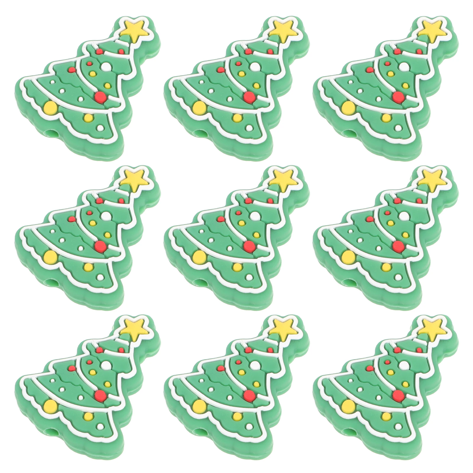 20Pcs Christmas Tree Shaped Silicone Beads Tiny Green Silica Gel Small Bracelets Crafts Jewelry Making Xmas Tree Element Beads
20Pcs Christmas Tree Shaped Silicone Beads Tiny Green Silica Gel Small Bracelets Crafts Jewelry Making Xmas Tree Element Beads