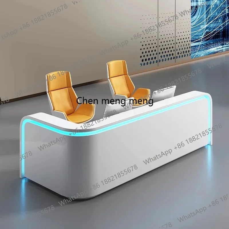 Business Office Reception Desks Pulpit Table Checkstand Storage Reception Desks Beauty Artificial Board Furniture
Business Office Reception Desks Pulpit Table Checkstand Storage Reception Desks Beauty Artificial Board Furniture