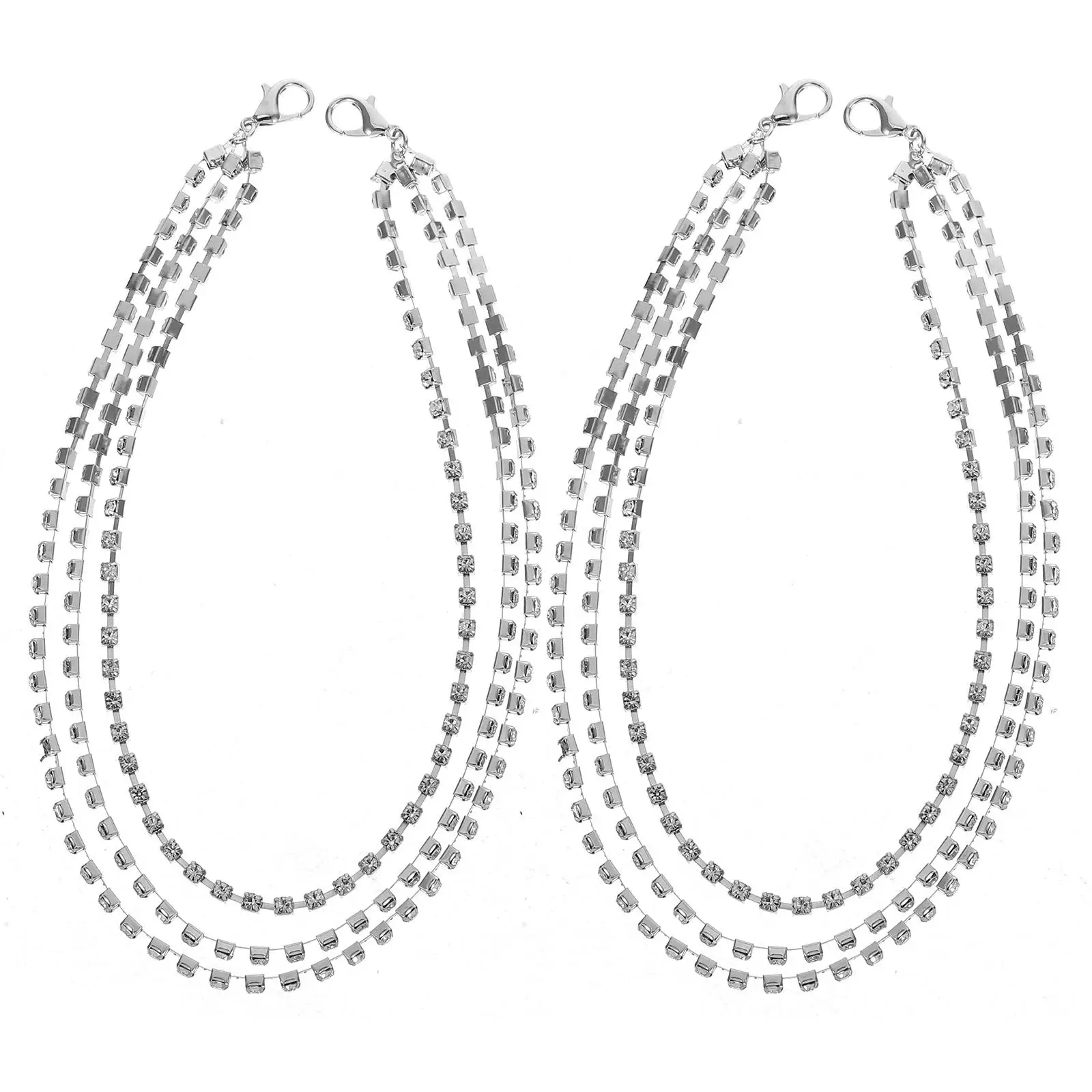 Shoe Chain for Sneakers 1 Pair White K Rhinestone Claw Link Decorations Girls Bling Boot Charms Shoe Accessories
Shoe Chain for Sneakers 1 Pair White K Rhinestone Claw Link Decorations Girls Bling Boot Charms Shoe Accessories