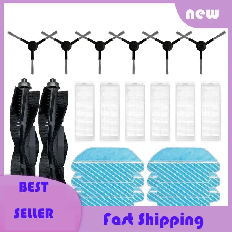 Necessary For Proscenic M6 Pro Robot Vacuum Cleaner Replacement Parts Accessories Main Side Brush Hepa Filter Mop Cloth
Necessary For Proscenic M6 Pro Robot Vacuum Cleaner Replacement Parts Accessories Main Side Brush Hepa Filter Mop Cloth