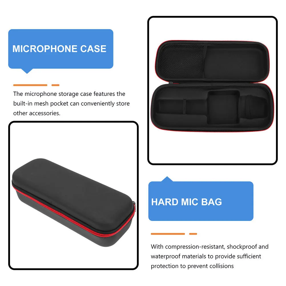 Microphone Storage Bag Durable Portable Lightweight Pouch for Mic Accessories with Classic Zipper Travel Protection
Microphone Storage Bag Durable Portable Lightweight Pouch for Mic Accessories with Classic Zipper Travel Protection