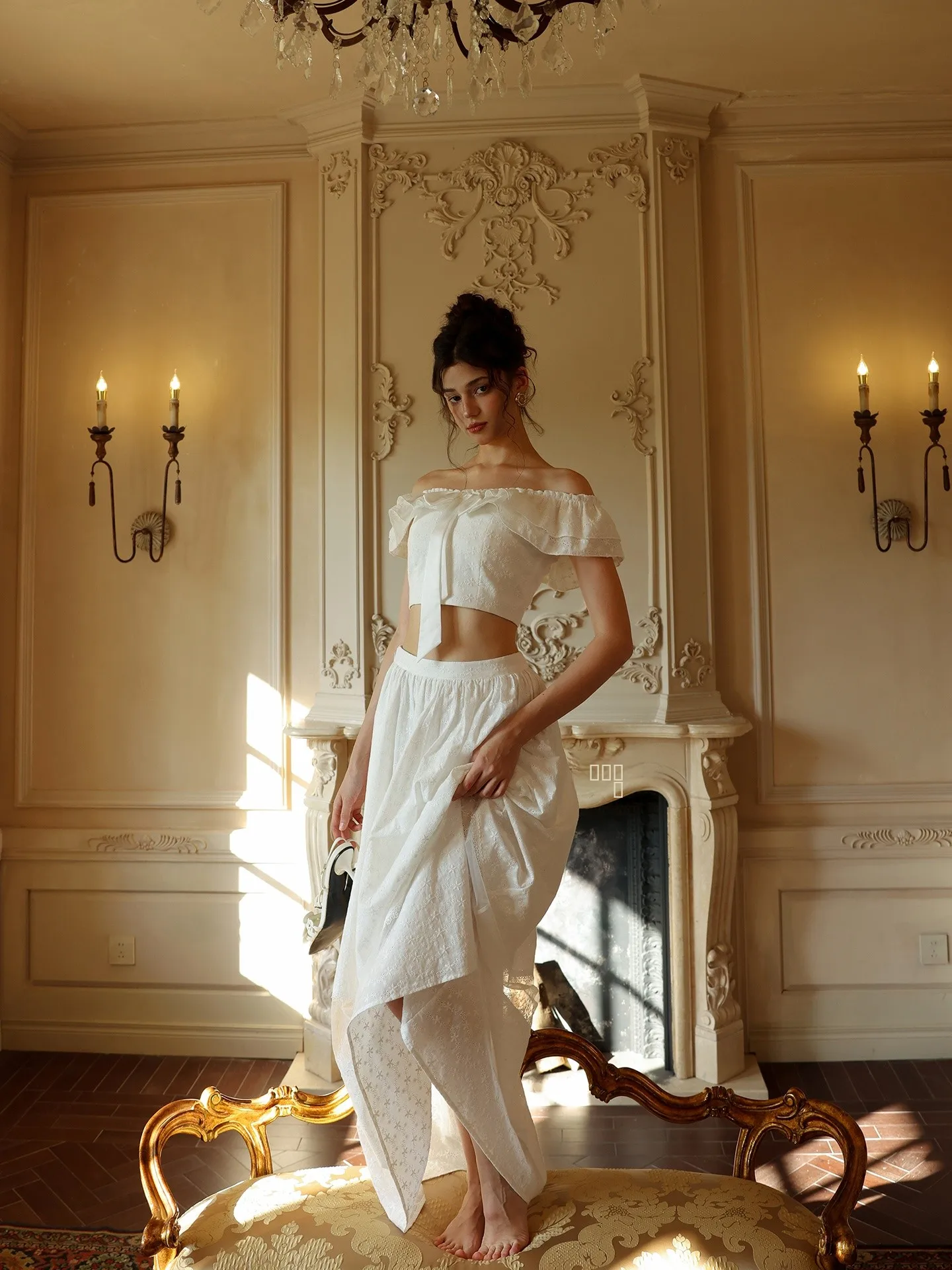 Летний модный комплект XiaoLi: прозрачный, легкий, белый, с вышивкой, из двух предметов
Летний модный комплект XiaoLi: прозрачный, легкий, белый, с вышивкой, из двух предметов