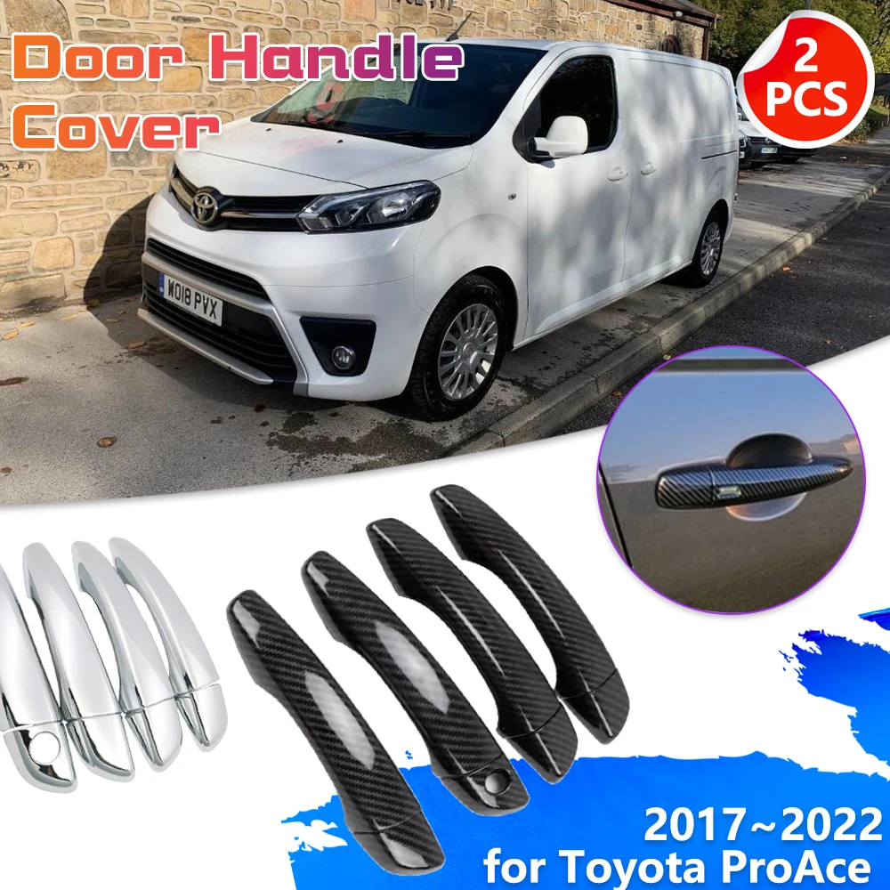 Chrome Carbon Fiber Car Door Handle for Toyota ProAce Citroen Dispatch Peugeot Expert 2017~2022 Cover Sticker Key Cap Accessorie
Chrome Carbon Fiber Car Door Handle for Toyota ProAce Citroen Dispatch Peugeot Expert 2017~2022 Cover Sticker Key Cap Accessorie