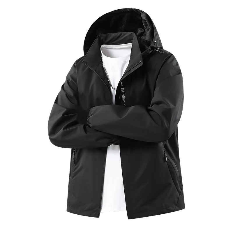 Autumn Waterproof Jacket Men Outdoor Softshell Zip Up Hooded Jacket Windbreaker Hiking Camping Coats Spring Lightweight Coat Man
Autumn Waterproof Jacket Men Outdoor Softshell Zip Up Hooded Jacket Windbreaker Hiking Camping Coats Spring Lightweight Coat Man