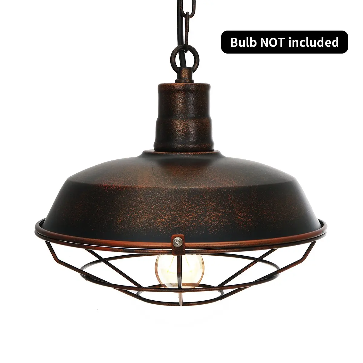 Vintage Industrial Pendant Light Farmhouse Metal Wire Cage Pendant Lamp for Kitchen Barn Hallway Porch Stairs Hanging Lighting
Vintage Industrial Pendant Light Farmhouse Metal Wire Cage Pendant Lamp for Kitchen Barn Hallway Porch Stairs Hanging Lighting