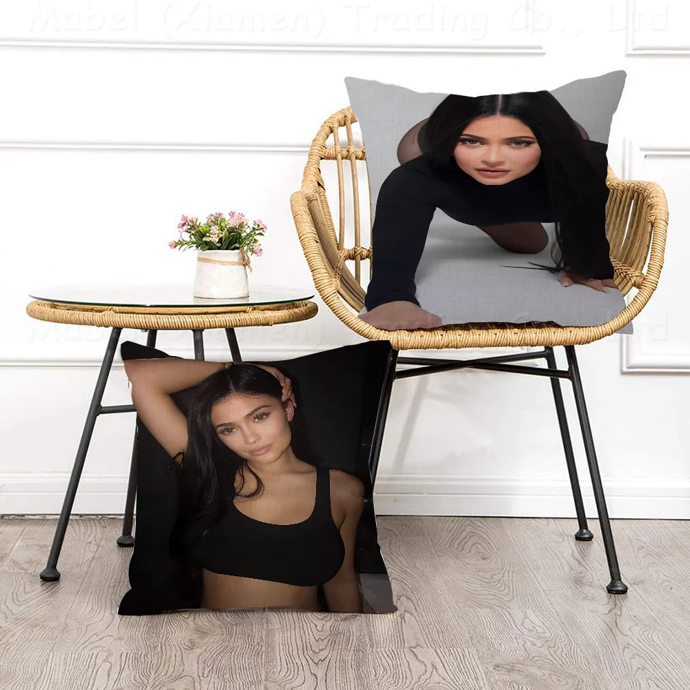 Famous K-Kylie Jenner Cushion Cover Car Throw Pillow Case For Sofa Car Christmas Gift 40x40cm 45x45cm
Famous K-Kylie Jenner Cushion Cover Car Throw Pillow Case For Sofa Car Christmas Gift 40x40cm 45x45cm
