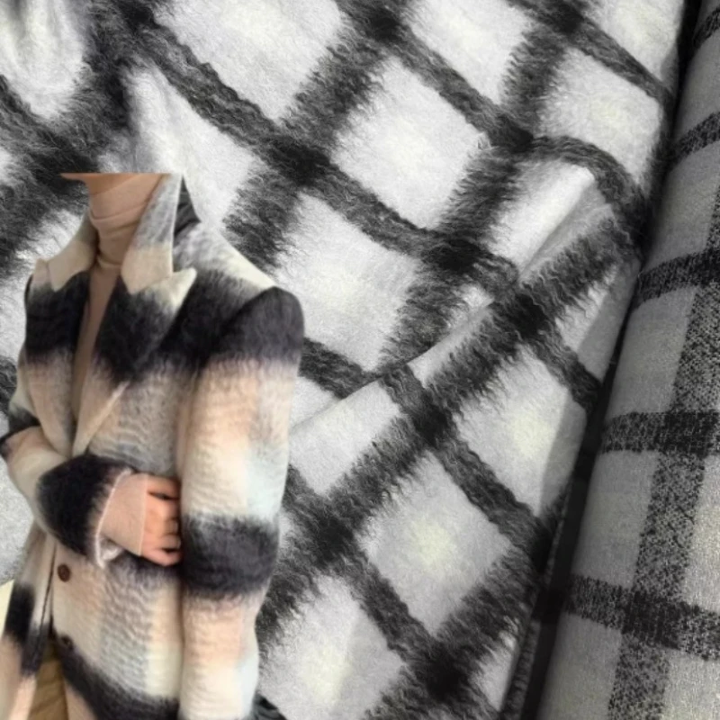 Single Sided Long Haired Alpaca Fleece Plaid Fabric Fashion Clothing Designer for Diy Sewing Warm Coat Cloth Per Meter
Single Sided Long Haired Alpaca Fleece Plaid Fabric Fashion Clothing Designer for Diy Sewing Warm Coat Cloth Per Meter