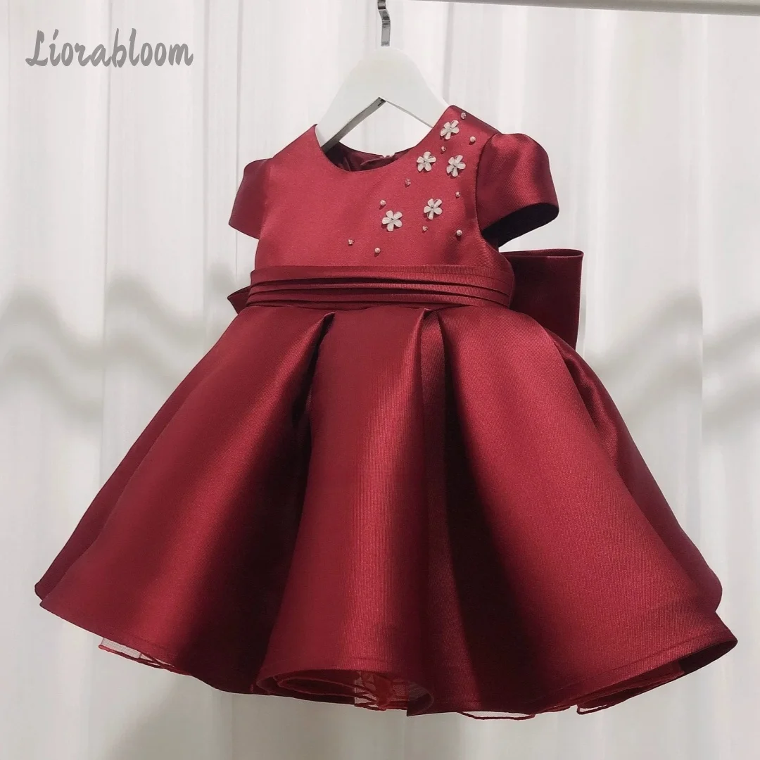 Girls' Red Dress Flower Girl AttireParty Dress Everyday Wear Adorned with an Oversize Bow Elegant Children's Fashion
Girls' Red Dress Flower Girl AttireParty Dress Everyday Wear Adorned with an Oversize Bow Elegant Children's Fashion