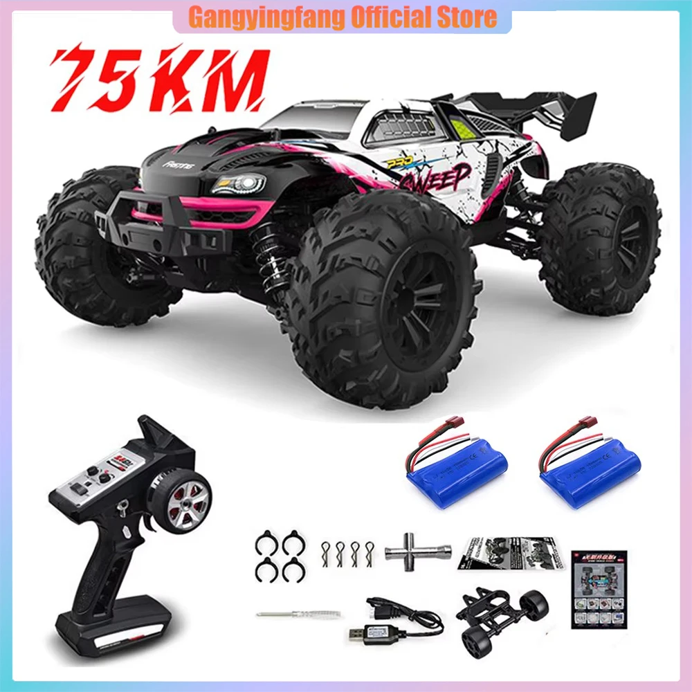 1:16 75KM/H or 50KM/H 4WD RC Car with LED Remote Control Cars High Speed Drift Monster Truck for Kids Vs Wltoys 144001 Toys
1:16 75KM/H or 50KM/H 4WD RC Car with LED Remote Control Cars High Speed Drift Monster Truck for Kids Vs Wltoys 144001 Toys