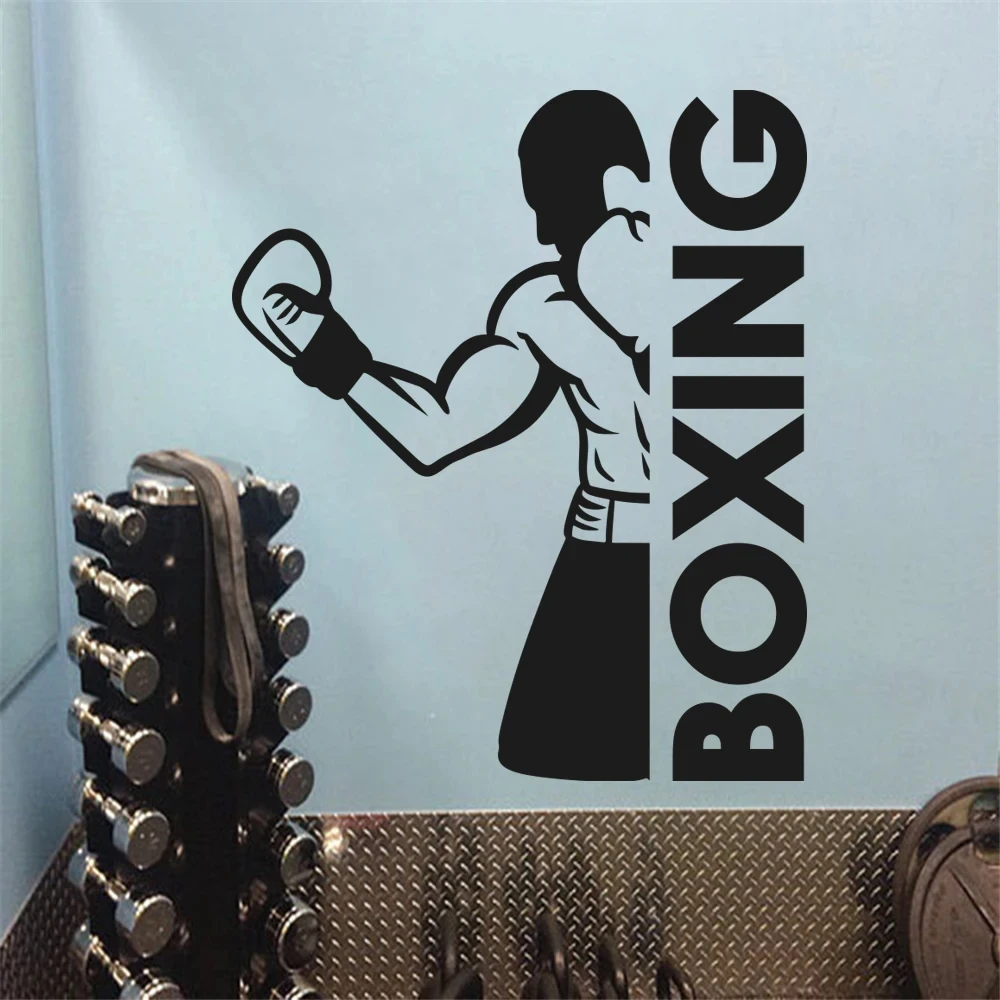 1 pc Boxing Wall Stickers for gym training Wall Sticker Pvc Wall Art Stickers Modern Fashion Wallsticker Vinyl Art Decal
1 pc Boxing Wall Stickers for gym training Wall Sticker Pvc Wall Art Stickers Modern Fashion Wallsticker Vinyl Art Decal