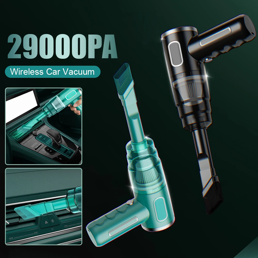 29000Pa Car Wireless Vacuum Cleaner Cordless Handheld Auto Vacuum Home & Car Dual Use Mini Vacuum Cleaner Car Accessories
29000Pa Car Wireless Vacuum Cleaner Cordless Handheld Auto Vacuum Home & Car Dual Use Mini Vacuum Cleaner Car Accessories