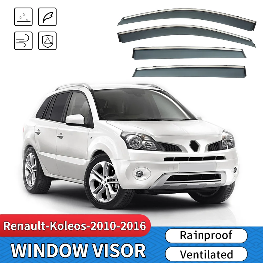 Хромированные полоски, защита от дождя для Renault Koleos 2008-2016, ветровые дефлекторы, дверной козырек, вентиляционный козырек, оконный козырек, автомобильные аксессуары
Хромированные полоски, защита от дождя для Renault Koleos 2008-2016, ветровые дефлекторы, дверной козырек, вентиляционный козырек, оконный козырек, автомобильные аксессуары