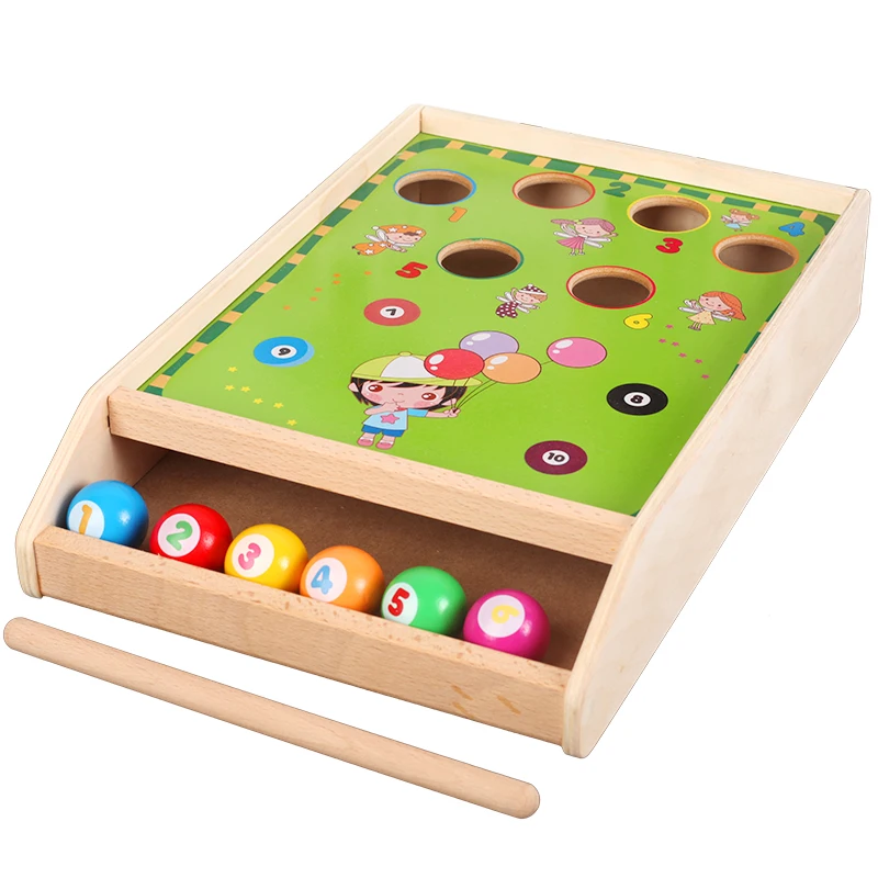 Wooden Toys Desktop Billiard Game Education Toy for Children Color and Digital Cognition Parent-child Interaction
Wooden Toys Desktop Billiard Game Education Toy for Children Color and Digital Cognition Parent-child Interaction