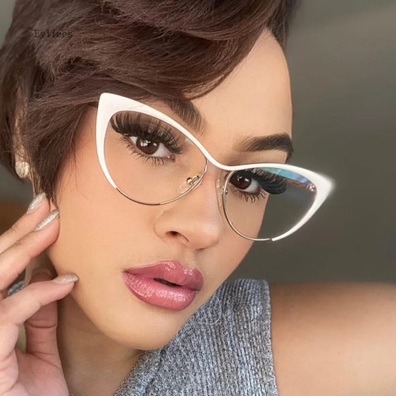 Vintage Women Cat Eye Spectacle Frame Optical Luxury Retro Anti Blue Computer Glasses Prescription Glasses Gafas Mujer 안경테
Vintage Women Cat Eye Spectacle Frame Optical Luxury Retro Anti Blue Computer Glasses Prescription Glasses Gafas Mujer 안경테