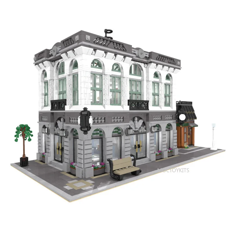 Новый MOC-10811 Bank, модульные строительные блоки, кирпичи, игрушка-головоломка «сделай сам», рождественские подарки для взрослых, коллекция
Новый MOC-10811 Bank, модульные строительные блоки, кирпичи, игрушка-головоломка «сделай сам», рождественские подарки для взрослых, коллекция