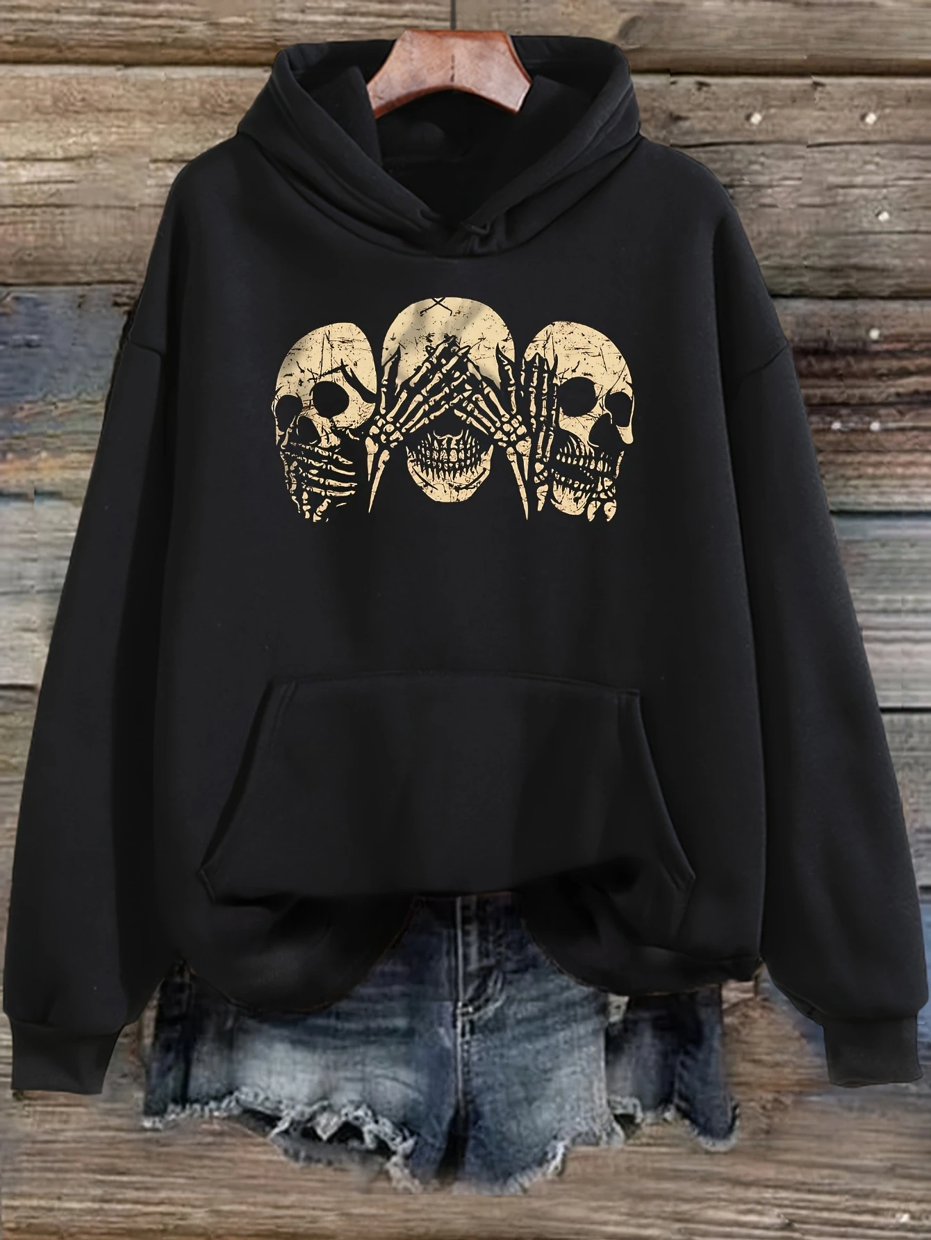 Gothic Skull Graphic Printing Autumn and Winter Cotton Hoodie for Men and Women Leisure Outdoor Street Sports Training Brand
Gothic Skull Graphic Printing Autumn and Winter Cotton Hoodie for Men and Women Leisure Outdoor Street Sports Training Brand