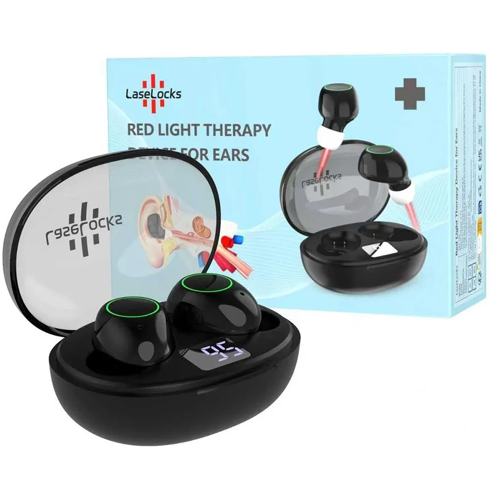 Red Light Therapy for Ears 650nm Ear Wellness Device Red Light Therapy Device Bluetooth Headset Design with Charging Case
Red Light Therapy for Ears 650nm Ear Wellness Device Red Light Therapy Device Bluetooth Headset Design with Charging Case