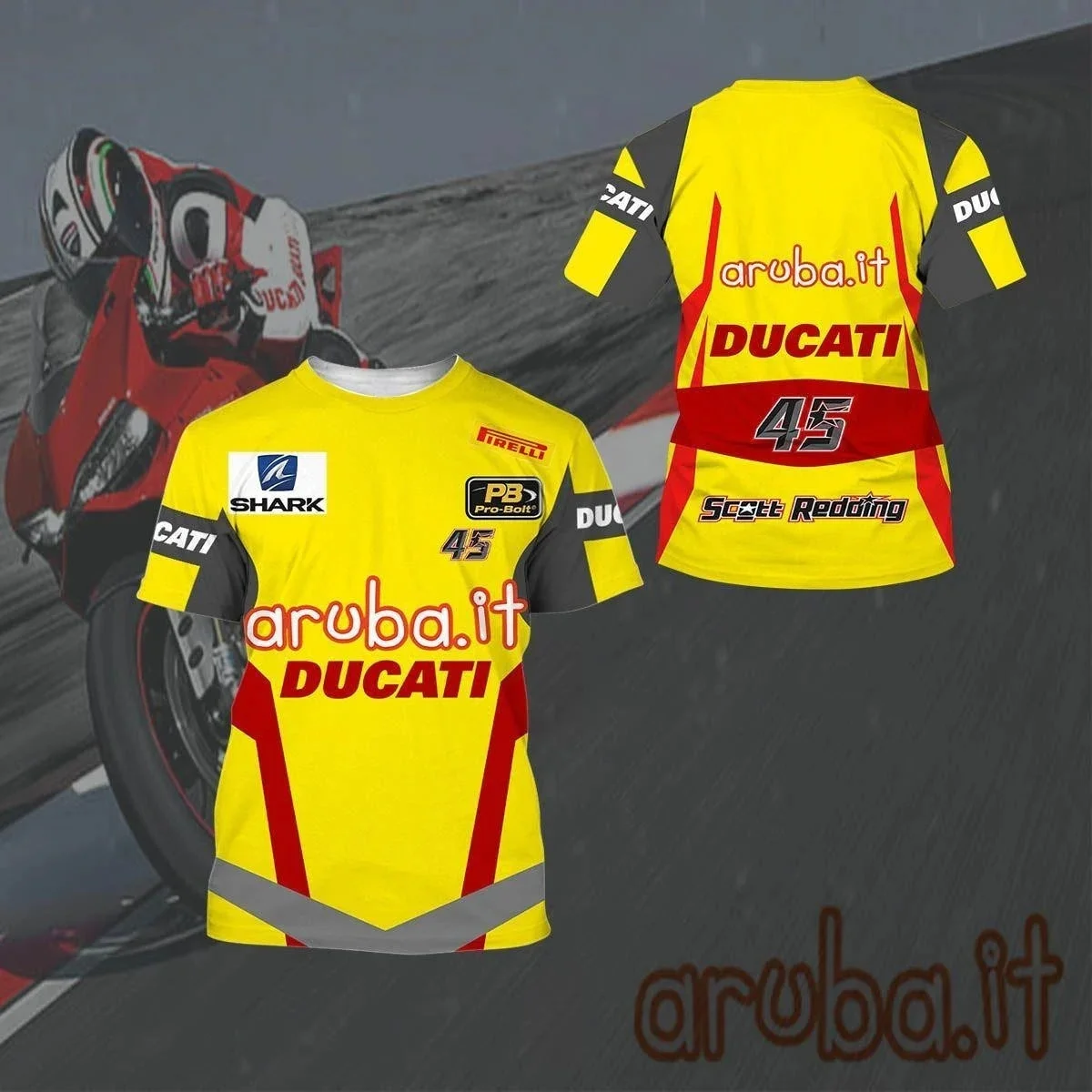 2025 Men's And Women's Motorcycle Riding Short Sleeved Summer Hot Selling Breathable Quick Drying Ducati Printed Short Sleeved
2025 Men's And Women's Motorcycle Riding Short Sleeved Summer Hot Selling Breathable Quick Drying Ducati Printed Short Sleeved