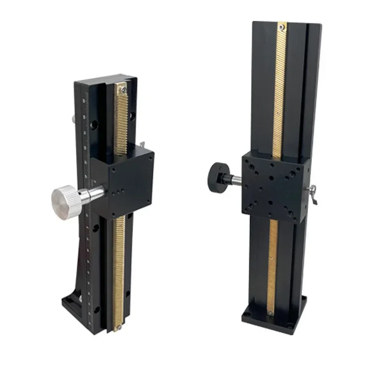 Z-axis dovetail groove platform gear rack long stroke vertical lift manual displacement optical slide LWZ254060
Z-axis dovetail groove platform gear rack long stroke vertical lift manual displacement optical slide LWZ254060