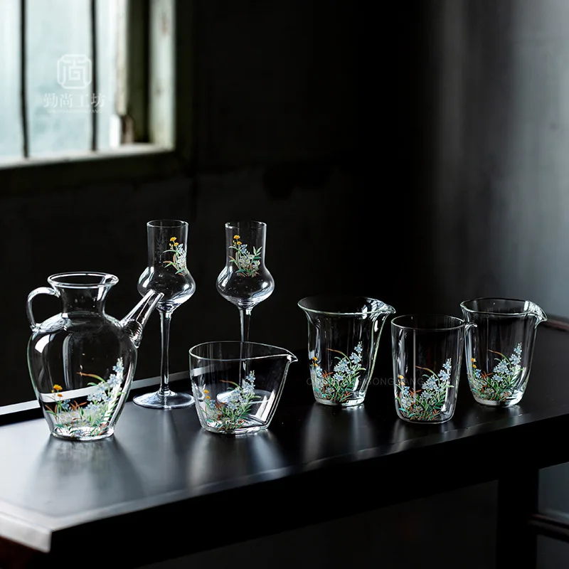 Чайная чашка Gongfu с узором орхидеи, утолщенная и термостойкая, из боросиликатного стекла, прозрачный чайник, чашка Fairness, элегантный чайный сервиз
Чайная чашка Gongfu с узором орхидеи, утолщенная и термостойкая, из боросиликатного стекла, прозрачный чайник, чашка Fairness, элегантный чайный сервиз