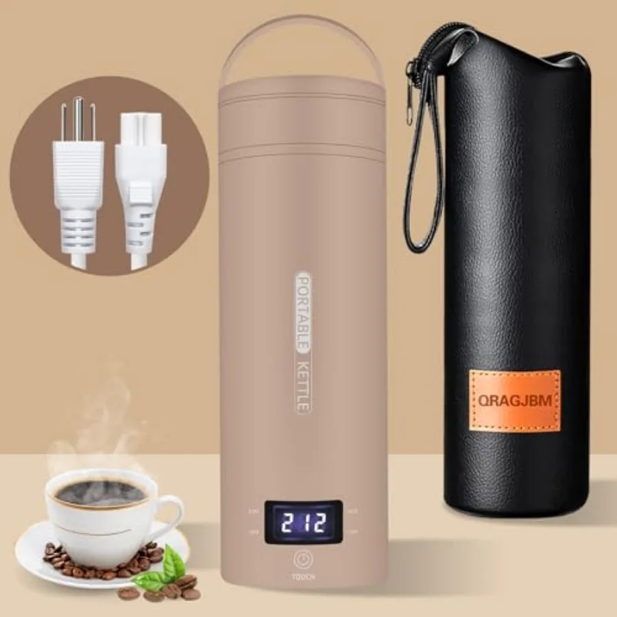 Travel Electric Kettle Portable Small Mini Tea Coffee Kettle Water Boiler Water Heater with 4 Temperature Control 304 Stainless
Travel Electric Kettle Portable Small Mini Tea Coffee Kettle Water Boiler Water Heater with 4 Temperature Control 304 Stainless