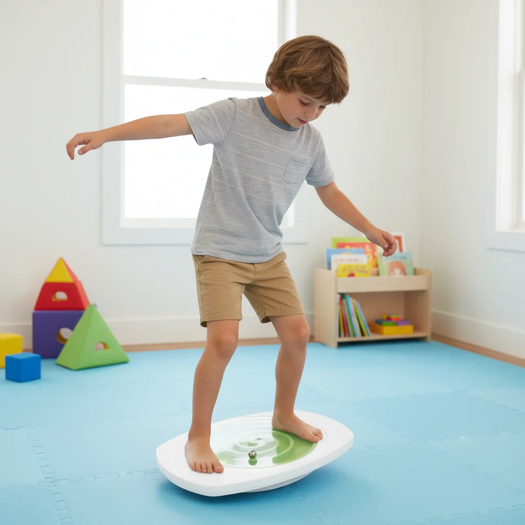 Interactive Maze Balance Board Kids Wobble Board with 3 Levels Maze Game Disks 2 Balls for Home Training
Interactive Maze Balance Board Kids Wobble Board with 3 Levels Maze Game Disks 2 Balls for Home Training