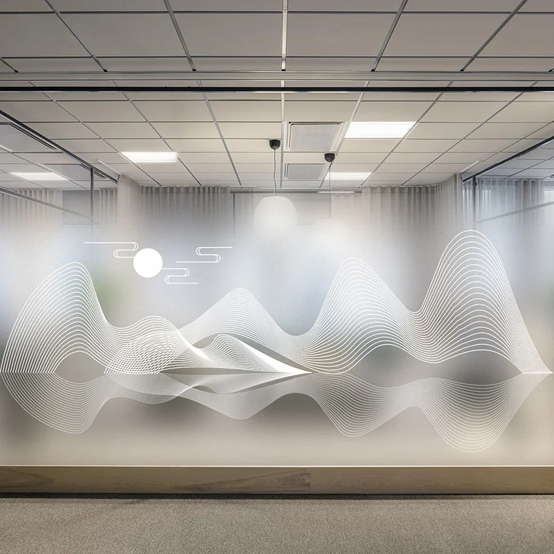 Custom High-End Frosted Gradient Office Glass Film Semi-Transparent Sticker Decoration Custom Company Privacy Partition
Custom High-End Frosted Gradient Office Glass Film Semi-Transparent Sticker Decoration Custom Company Privacy Partition