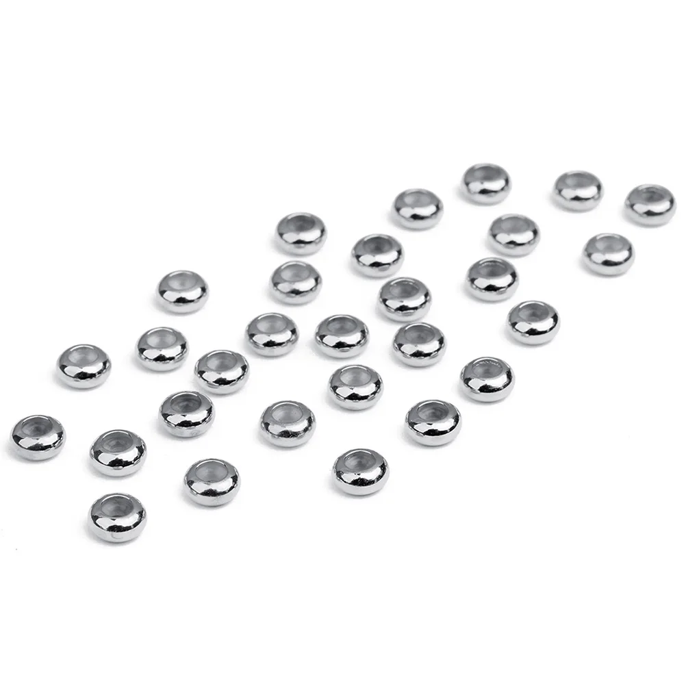 20pcs Diy Copper Base Silicone Flat Beads Adjustable Chain Length Positioning Spacer Beads For Charms Pendant Bracelet Necklace
20pcs Diy Copper Base Silicone Flat Beads Adjustable Chain Length Positioning Spacer Beads For Charms Pendant Bracelet Necklace