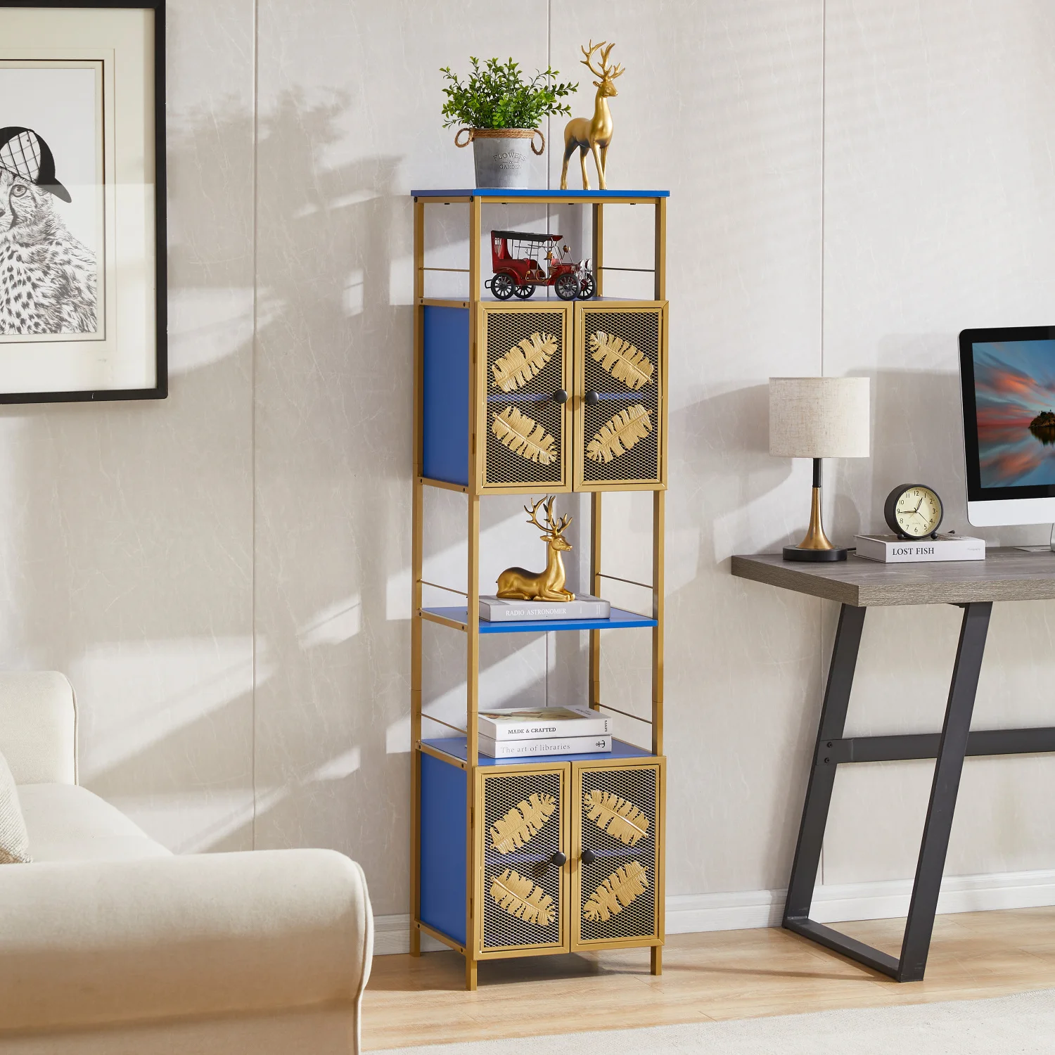 Tall Large Floor Storage Cabinet with Open Compartments and 2 Cabinets with Doors, Freestanding Cabinet, for Home Kitchen, Bathr
Tall Large Floor Storage Cabinet with Open Compartments and 2 Cabinets with Doors, Freestanding Cabinet, for Home Kitchen, Bathr