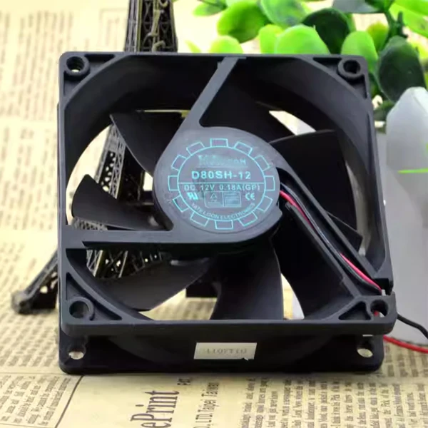 Оригинальный вентилятор охлаждения корпуса Great Wall/Yuelun D80SH-12 8025 12V 0.18A 8CM с ультранизким уровнем статического электричества
Оригинальный вентилятор охлаждения корпуса Great Wall/Yuelun D80SH-12 8025 12V 0.18A 8CM с ультранизким уровнем статического электричества