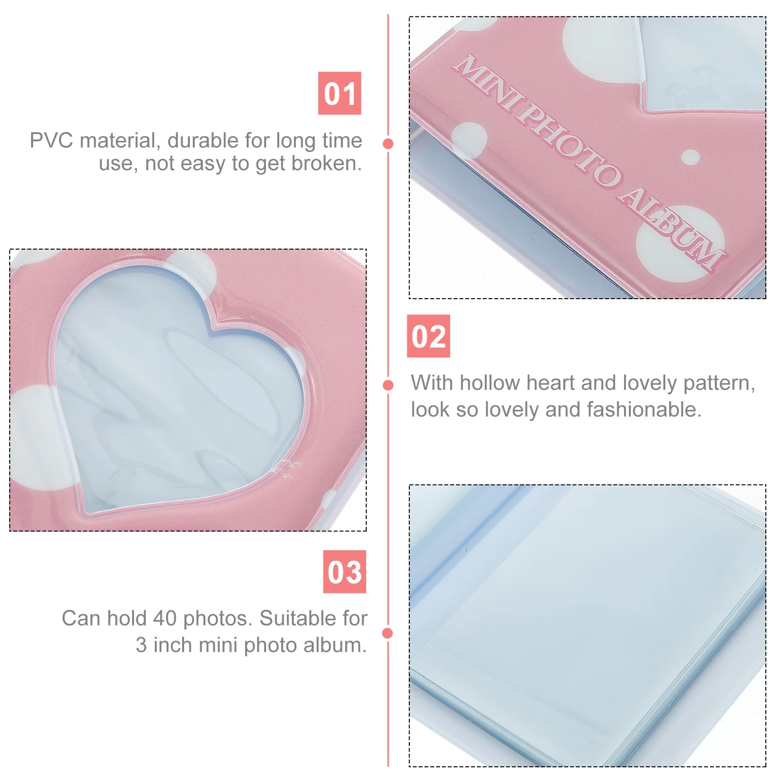 Mini Couple Photo Album Small Card Holder Kpop Albums Gift Baby Heart Hollow Pocket Size Long Serving Life Photos Loved Ones
Mini Couple Photo Album Small Card Holder Kpop Albums Gift Baby Heart Hollow Pocket Size Long Serving Life Photos Loved Ones