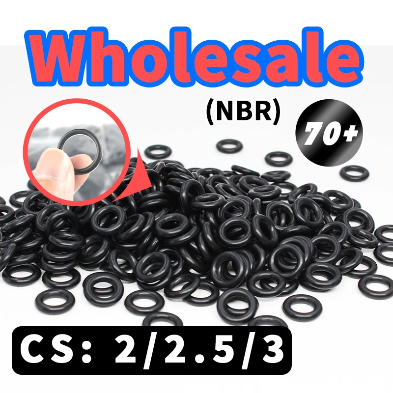Thickness 2/2.5/3mm CS O-ring wholesale link NBR 70A nitrile rubber gasket seal o ring Waterproof rubber elastic free shipping
Thickness 2/2.5/3mm CS O-ring wholesale link NBR 70A nitrile rubber gasket seal o ring Waterproof rubber elastic free shipping