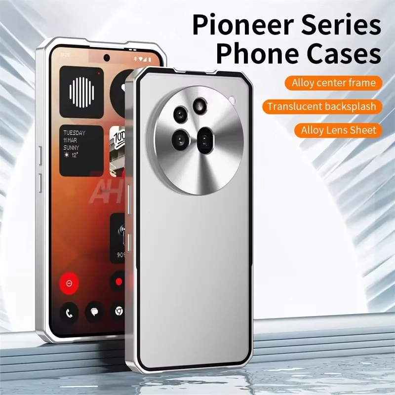 Phone Case For Nothong Phone 2 3 Pro 3A Luxury Metal Frame Matte Cover For Nothong Phone 3A Shockproof Protective Cover
Phone Case For Nothong Phone 2 3 Pro 3A Luxury Metal Frame Matte Cover For Nothong Phone 3A Shockproof Protective Cover