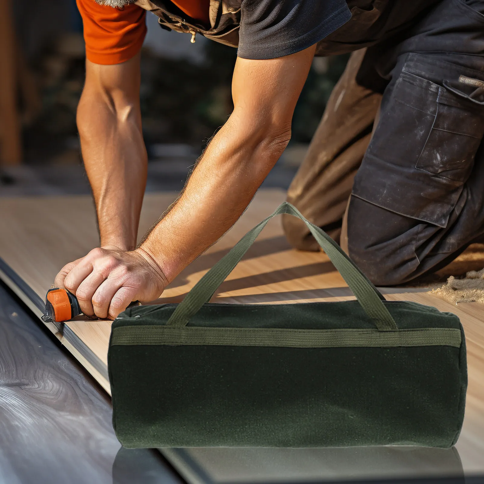 Multi-Functional Heavy Duty Tool Bag Large Capacity Canvas Tool Organizer Handheld Utility Pouch for Home Appliance Repair
Multi-Functional Heavy Duty Tool Bag Large Capacity Canvas Tool Organizer Handheld Utility Pouch for Home Appliance Repair