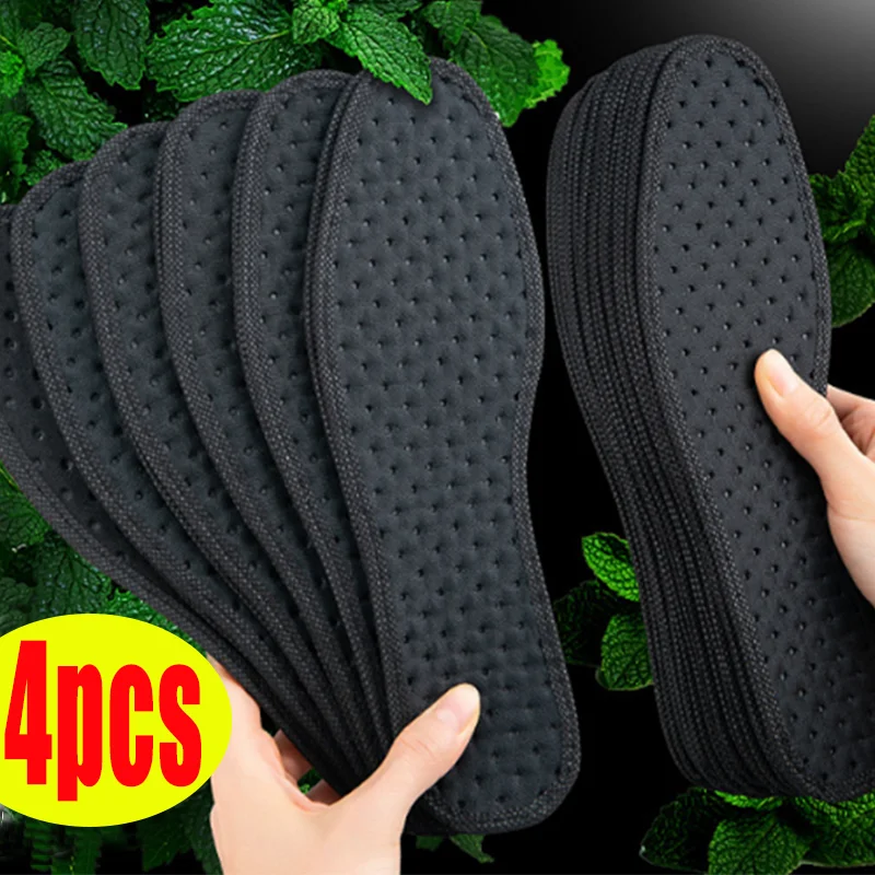 4/2 Pcs Bamboo Charcoal Deodorant Insoles Mesh Breathable Absorb-Sweat Shoe Pads Men Sports Shoes Antibacterial Insert Insoles 
4/2 Pcs Bamboo Charcoal Deodorant Insoles Mesh Breathable Absorb-Sweat Shoe Pads Men Sports Shoes Antibacterial Insert Insoles