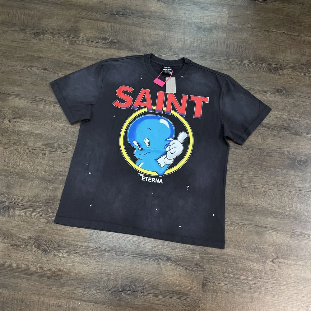 Y2k Streetwear Baggy Tee Short Sleeve Graphics Print Tops T Shirt For Men Yao Fashion Saint OF Michael 25SS Vintage Washed Old
Y2k Streetwear Baggy Tee Short Sleeve Graphics Print Tops T Shirt For Men Yao Fashion Saint OF Michael 25SS Vintage Washed Old