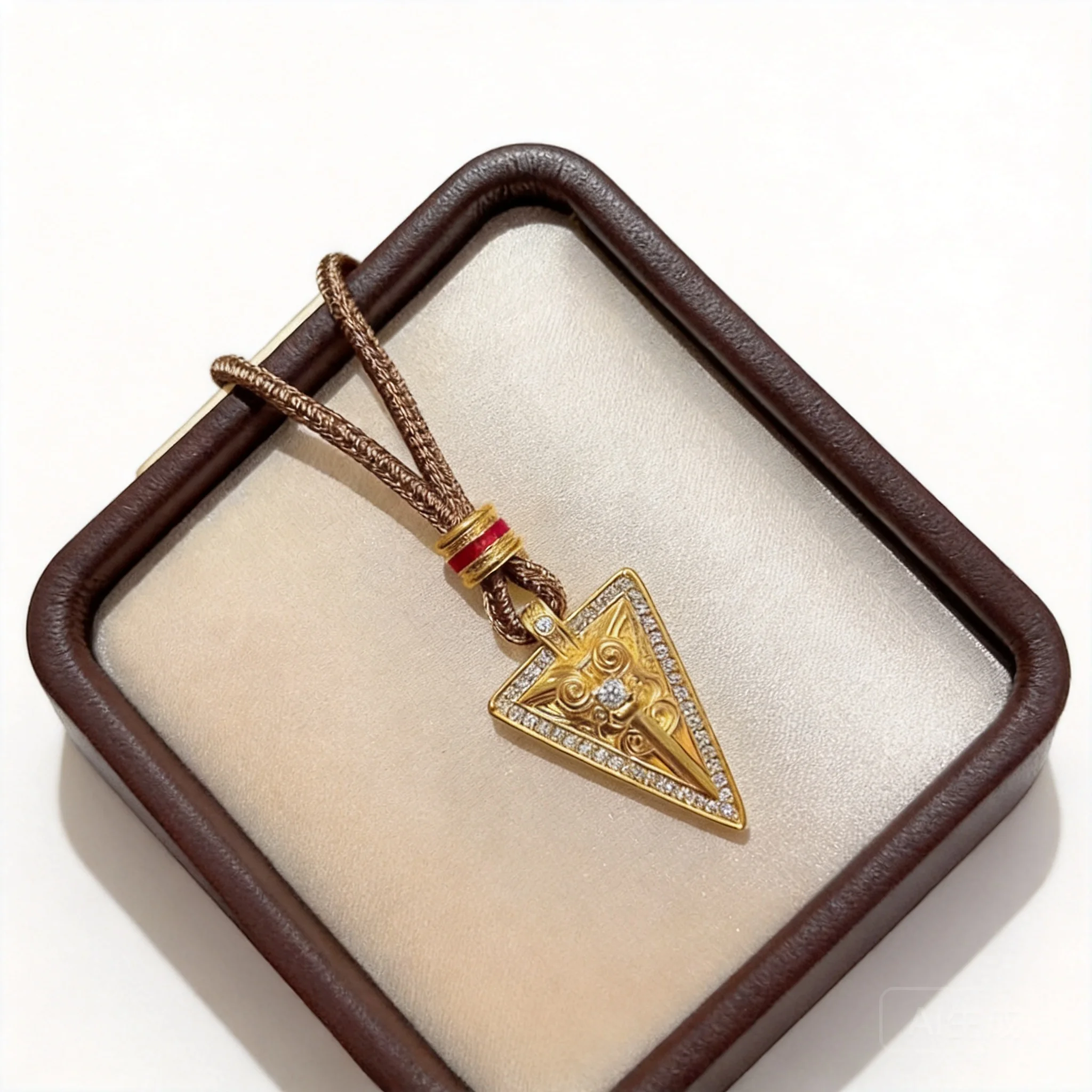 Chinese Style Auspicious Good Fortune Vintage Gold Plated Triangle Moissanite Full Diamond Phoenix Pendant Braided Rope Sweater
Chinese Style Auspicious Good Fortune Vintage Gold Plated Triangle Moissanite Full Diamond Phoenix Pendant Braided Rope Sweater