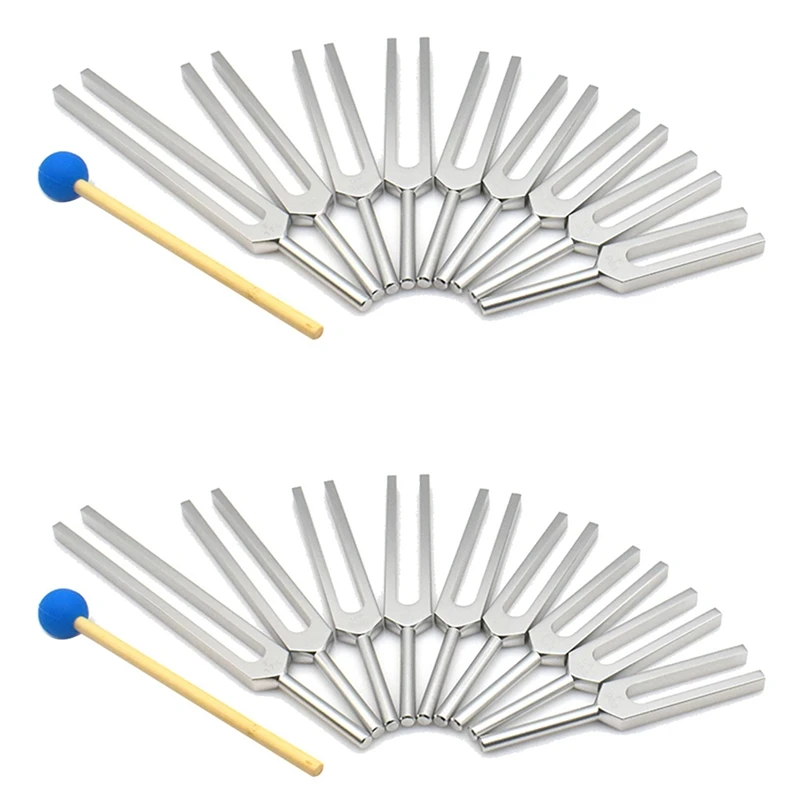 Tuning Fork Set - 18 Tuning Forks For Healing Chakra,Sound Therapy,Keep Body,Mind And Spirit In Perfect Harmony- Silver
Tuning Fork Set - 18 Tuning Forks For Healing Chakra,Sound Therapy,Keep Body,Mind And Spirit In Perfect Harmony- Silver