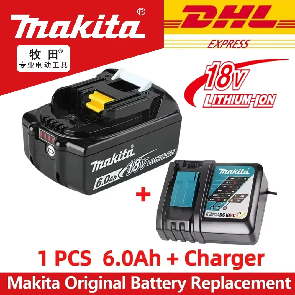 【FAST DELIVERY】Genuine Makita 6Ah 18V Makita Battery BL1860 BL1850B BL1850 BL1840 BL1830B Makita Replacement Lithium Battery
【FAST DELIVERY】Genuine Makita 6Ah 18V Makita Battery BL1860 BL1850B BL1850 BL1840 BL1830B Makita Replacement Lithium Battery
