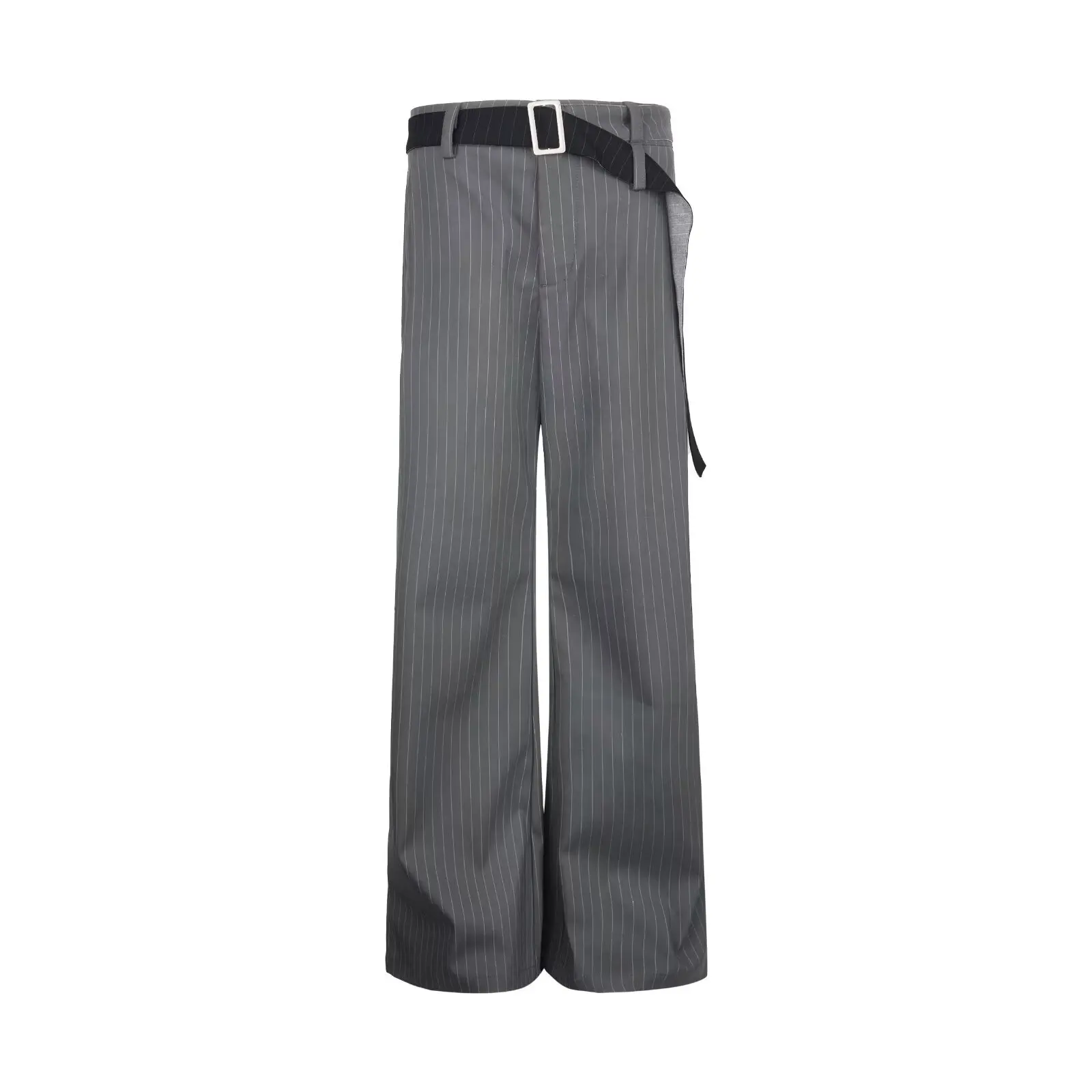 Mens Gray Vertical Stripes Straight Trousers Belted Relaxed Fit Suit Pants Pleated High Street Slacks Casual Fashion Dress Pants
Mens Gray Vertical Stripes Straight Trousers Belted Relaxed Fit Suit Pants Pleated High Street Slacks Casual Fashion Dress Pants