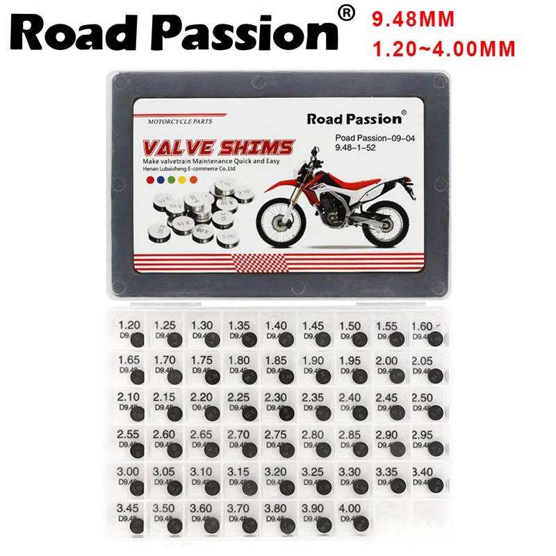 52pcs Motorcycle 9.48mm 9.48 mm Diameter Valve Shims For Kawasaki VN800A VN800B VN800E VN900B VN900C VN900D
52pcs Motorcycle 9.48mm 9.48 mm Diameter Valve Shims For Kawasaki VN800A VN800B VN800E VN900B VN900C VN900D