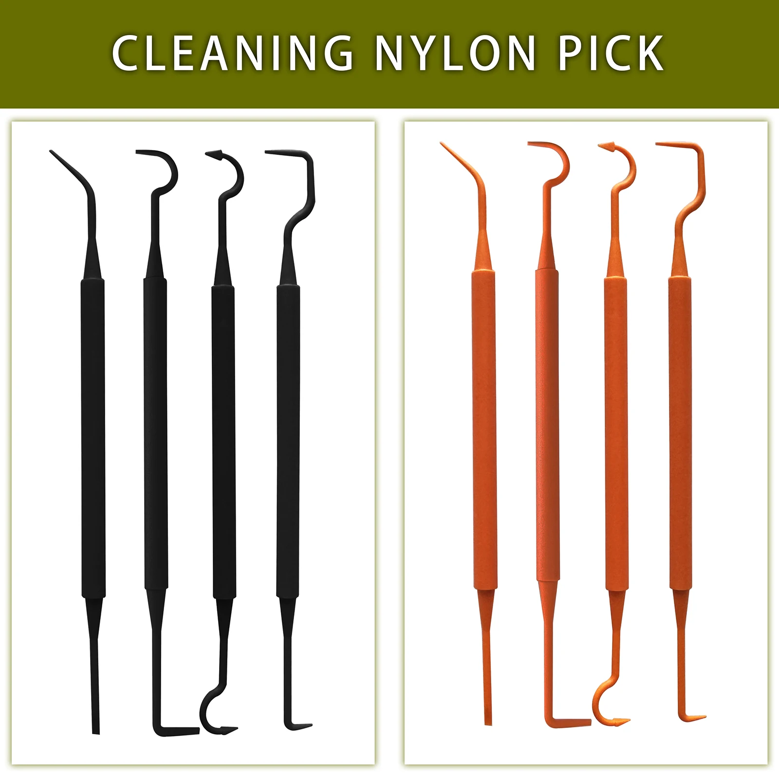 4pcs Double end Hook Nylon Pick Set Universal Gun Cleaning Maintenance Kit for Hunting Tactical Rifle
4pcs Double end Hook Nylon Pick Set Universal Gun Cleaning Maintenance Kit for Hunting Tactical Rifle