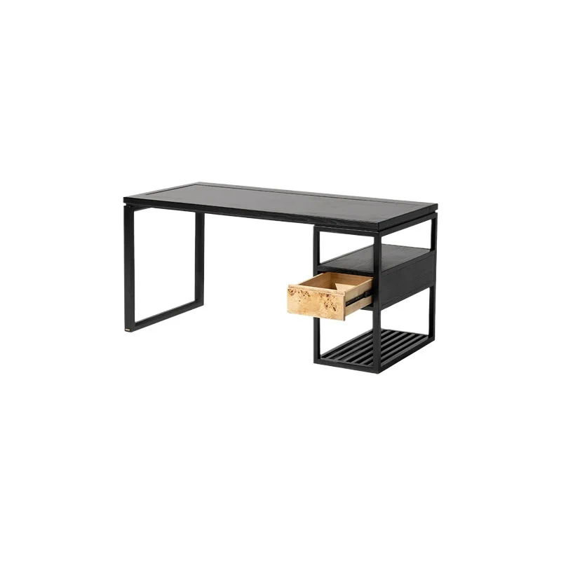 Combination desk side cabinet, all solid wood long desk calligraphy and painting
Combination desk side cabinet, all solid wood long desk calligraphy and painting