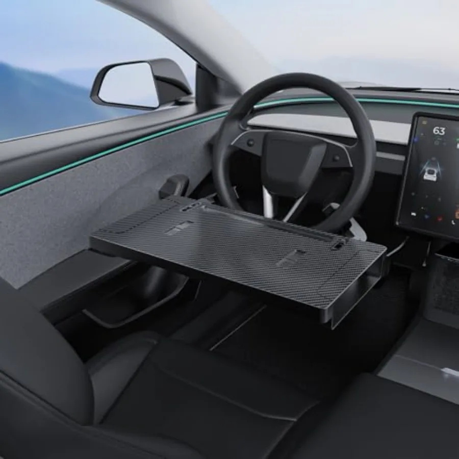 2-in-1 Car Steering Wheel Desk Tray and Slim Seat Gap Filler Organizer, Foldable Car Table for Eating Working, Carbon Fiber Car
2-in-1 Car Steering Wheel Desk Tray and Slim Seat Gap Filler Organizer, Foldable Car Table for Eating Working, Carbon Fiber Car